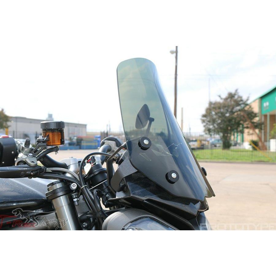 トライアンフ ストリートトリプル675 ウィンドスクリーン 黒 トライアンフ ストリートトリプル675 ウィンドスクリーン 黒