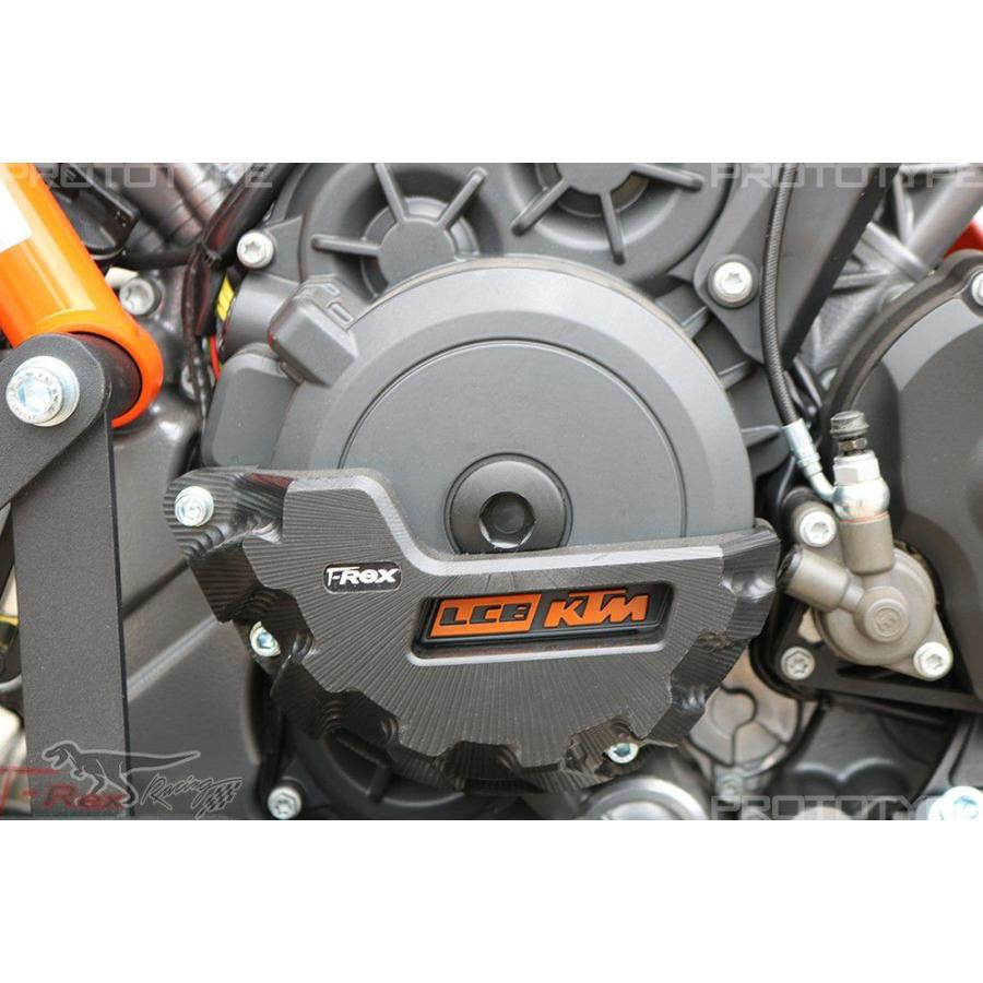 KTM 1290 Superduke R/GT/KTM RC8 エンジンケースカバー ブラック T