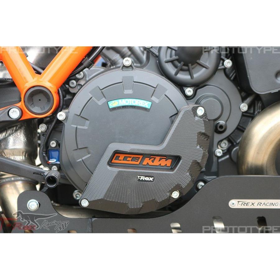 KTM 1290 Superduke R/GT/KTM RC8 エンジンケースカバー ブラック T