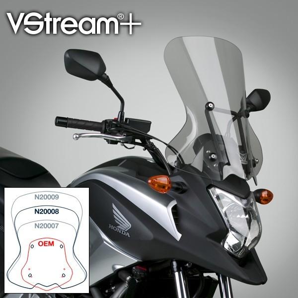 新品　ホンダ　NC700X ツーリング　ウィンドシールド　スクリーン National Cycle VSTREAM ウィンドスクリーン NC700X用 18.5インチ