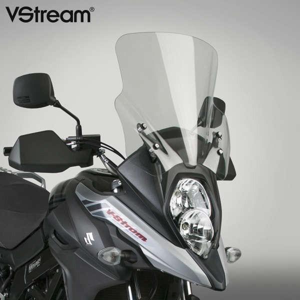 National Cycle VStream ライトグレー ウィンドスクリーン DL650 V-Strom/V-Strom Adventure/X/XT 17-21