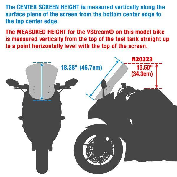 National Cycle VSTREAM+ スポーツ/ツアーウィンドスクリーン FZ-09 17-_2