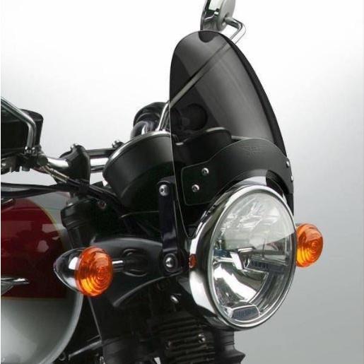 National Cycle Flyscreen ウィンドシールド カーブドブラケット ダークスモーク/ブラックマウント　フォーク径52-56mm用