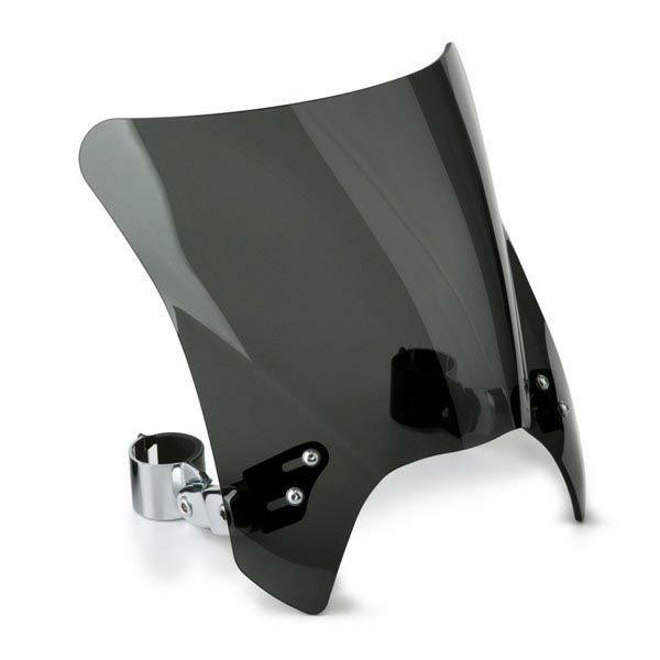 NationalCycle MOHAWKスクリーン ウインドシールド ダークスモーク クローム 52〜56mmフォーク用_2
