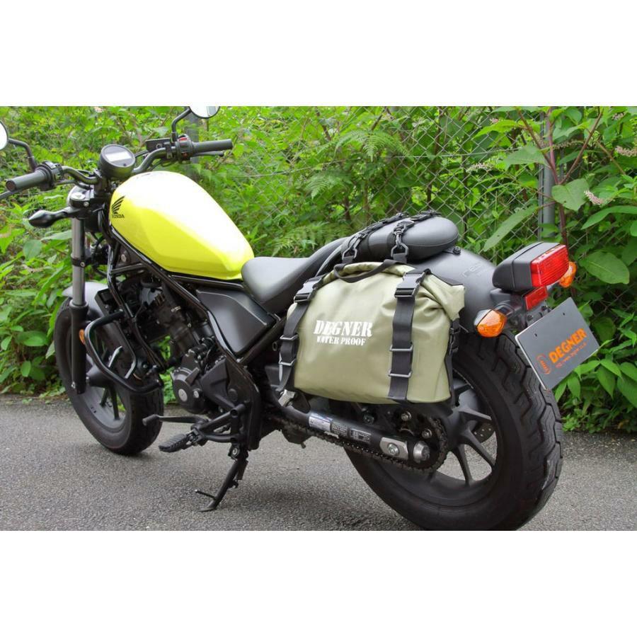 DEGNER デグナーサイドバック DEGNER WATER PROOF SIDE BAG (デグナー 防水サイドバッグ) カーキ