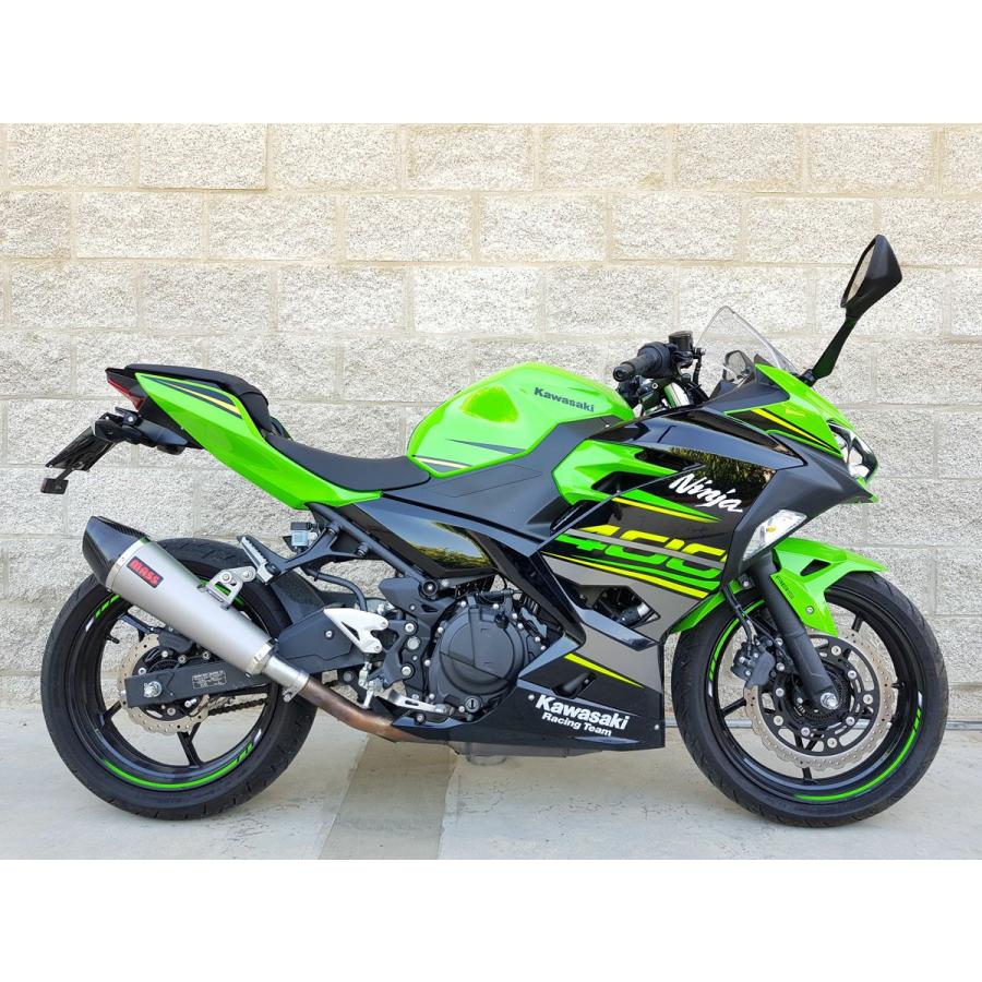 Ninja400(ニンジャ400) EVO チタン スリップオンマフラー カーボン 