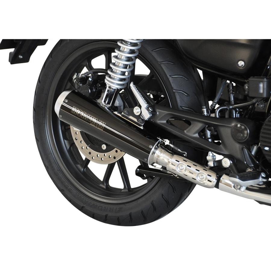 ホンダ GB350、GB350S ショートメガホン スリップオンマフラー ホンダ GB350、GB350S ショートメガホン スリップオンマフラー