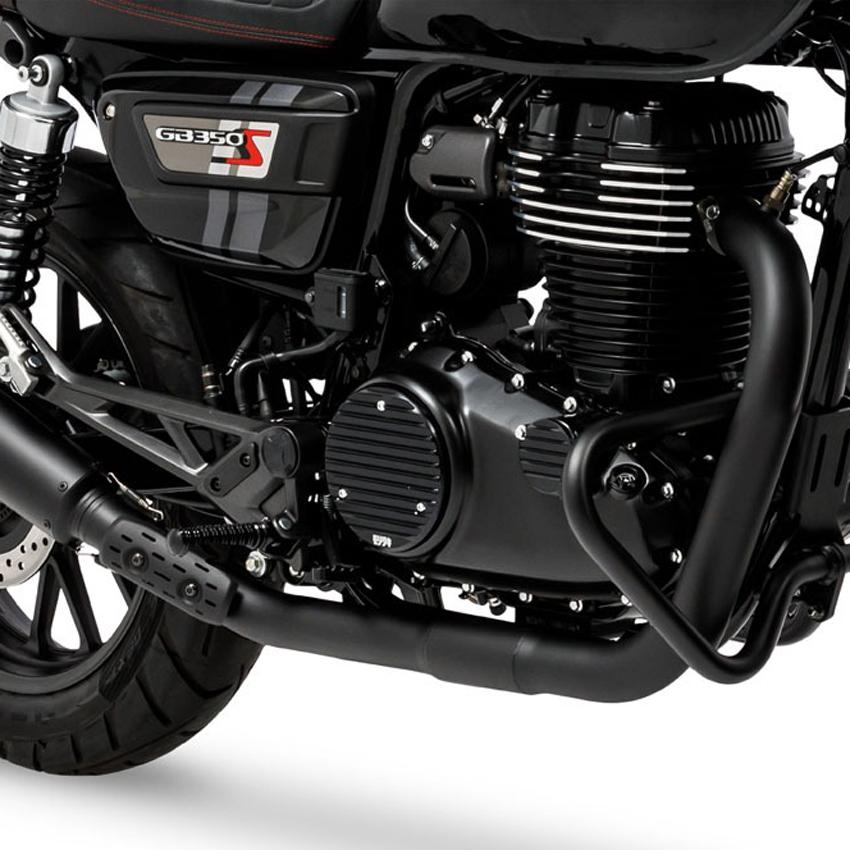 ホンダ GB350S BRS フロントエキゾーストパイプ ブラック MORIWAKI
