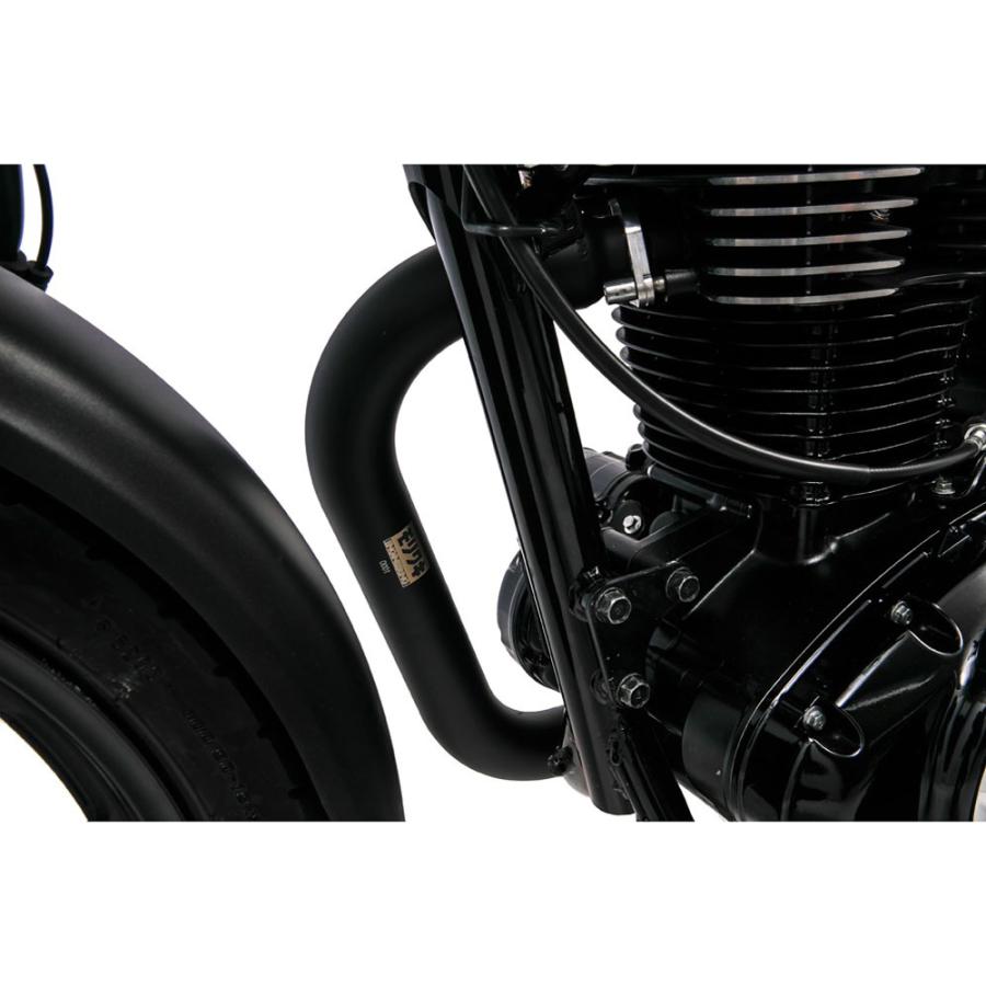ホンダ GB350S BRS フロントエキゾーストパイプ ブラック MORIWAKI