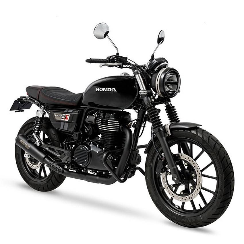 ホンダ GB350S BRS フロントエキゾーストパイプ ブラック MORIWAKI