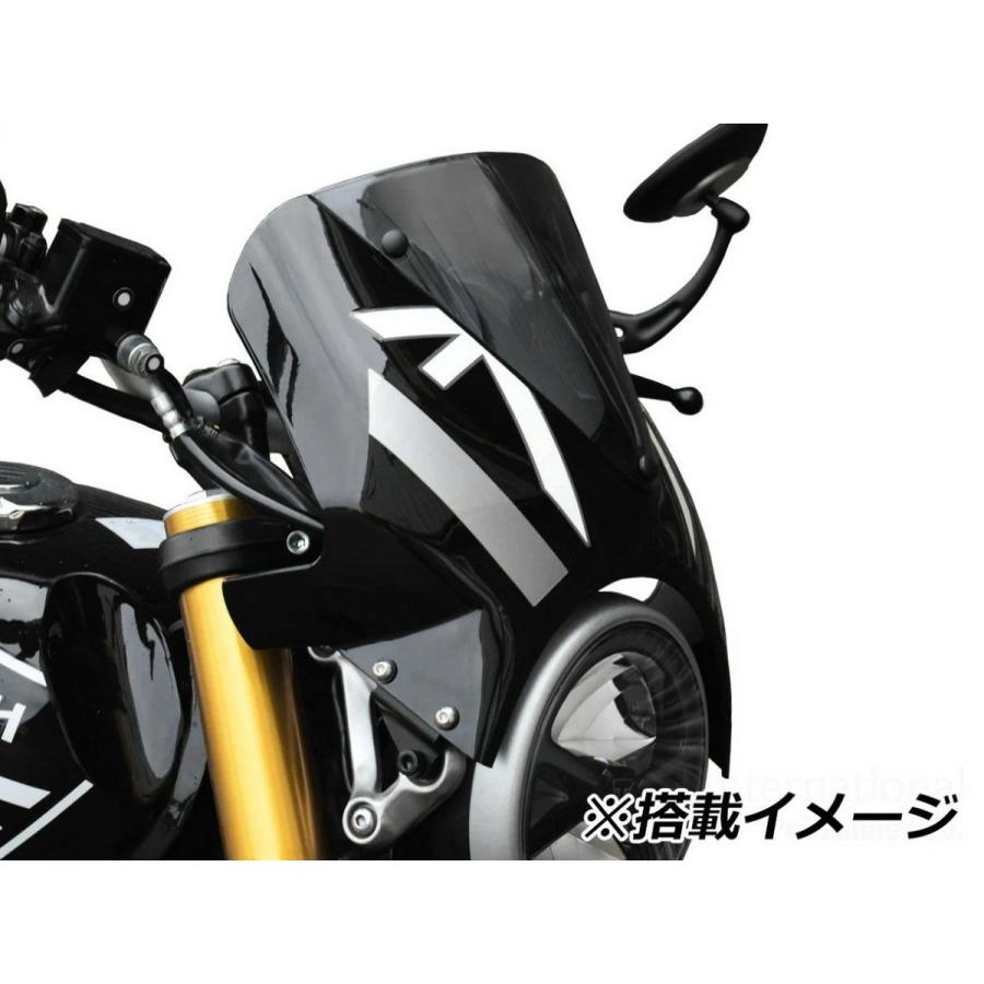 トライアンフ スピード400 ヘッドライトフェアリング カスピアンブルー
