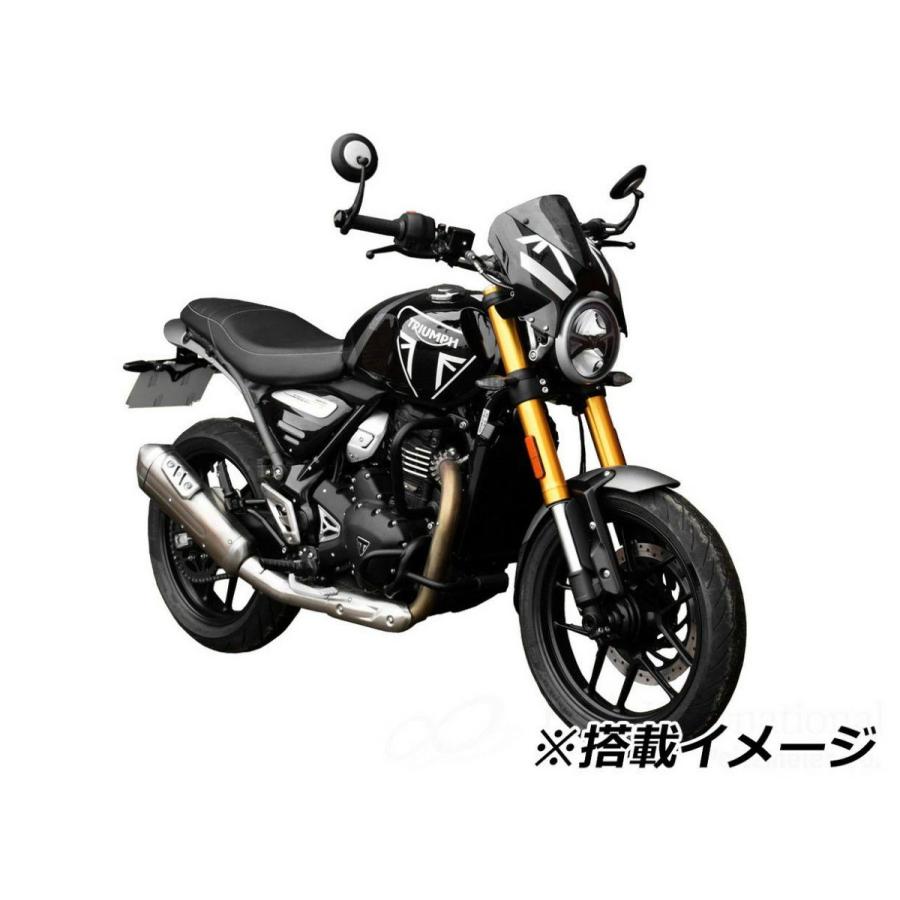 トライアンフ スピード400 ヘッドライトフェアリング カスピアンブルー