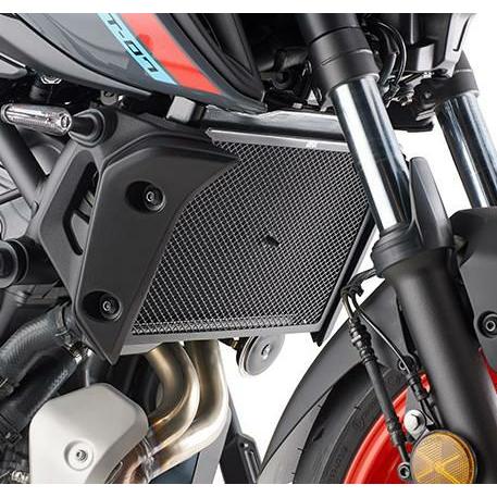 MT-07 18〜22, XSR700 16〜21 ラジエーターガード ブラック GIVI
