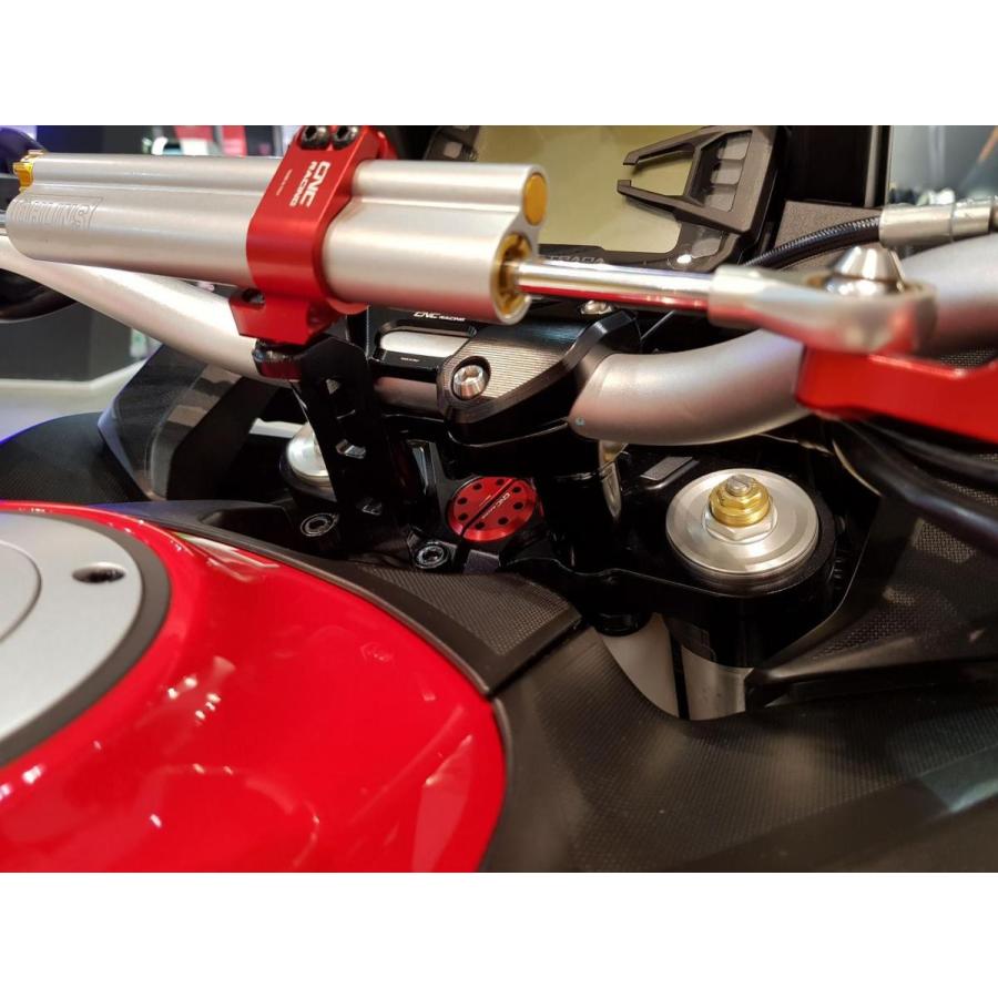 トリプルツリー アッパーブラケット シルバー CNC Racing DUCATI ムルティストラーダ(MULTISTRADA 1200 Enduro/1200 S Pikes Peak/1200 S/1200/950 S/950)_2