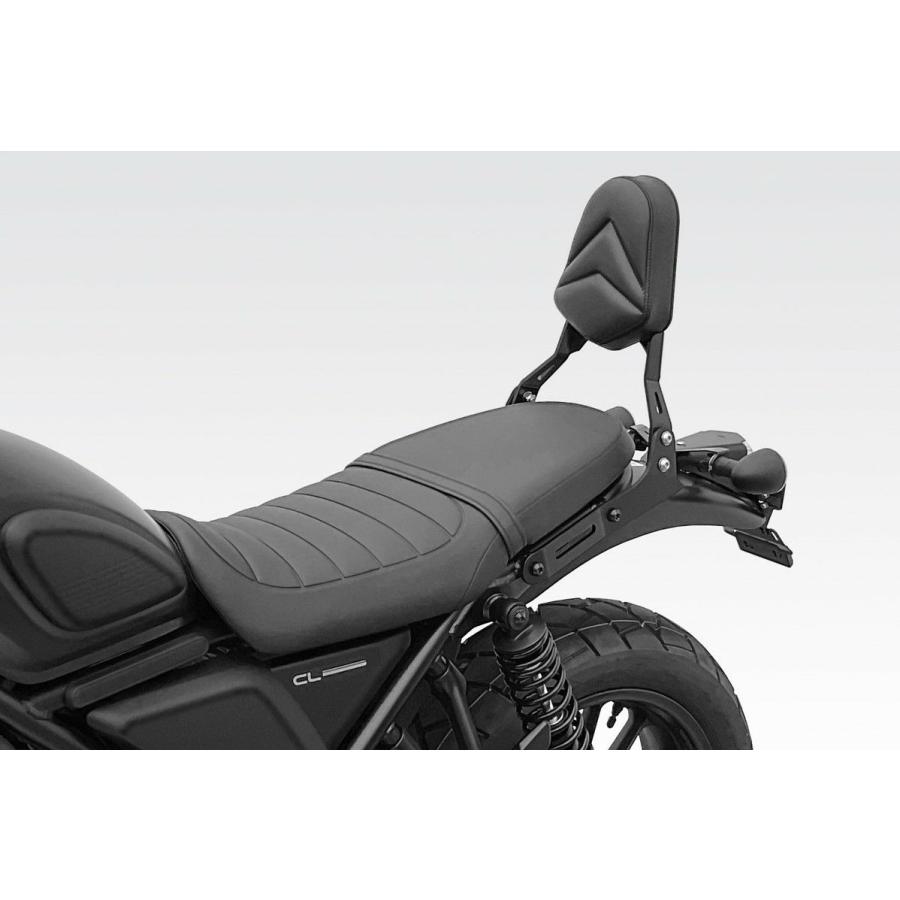 CL250/CL500 シーシーバー バックレスト ブラック DPM バイク