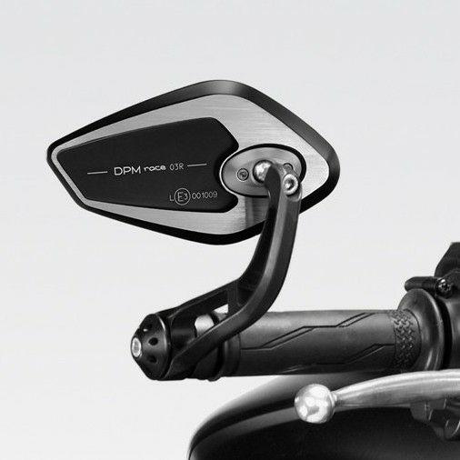 ツボツボ 2枚 EBB ミラー MRS バイク用 KAWASAKI Z1/Z2 Multi ZIIミラー ブラック ×2本セット
