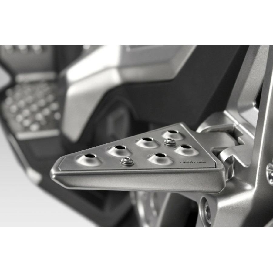 X-ADV パッセンジャーフットレスト プレート シルバー DPM