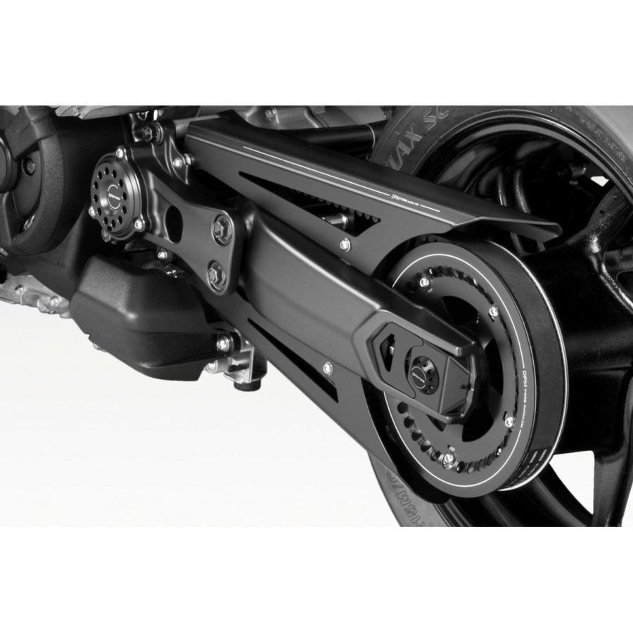 TMAX530/560 ベルトカバー アルミ ブラック DPM : モトパーツ バイク