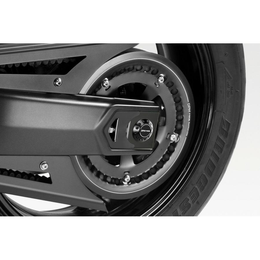 TMAX530/560 チェーンアジャストメントカバーキット ブラック DPM