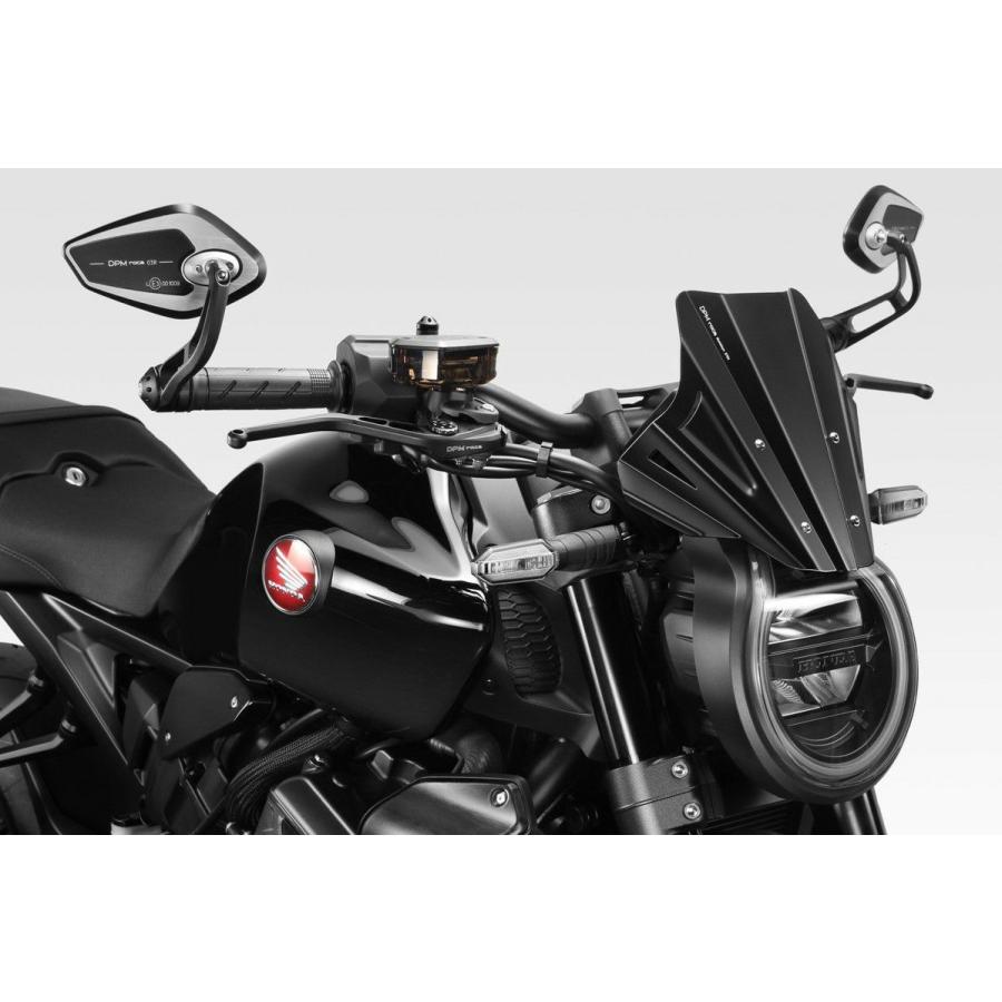 CB1000R 21- ウインドスクリーン アルミ製 ブラック DPM : モトパーツ