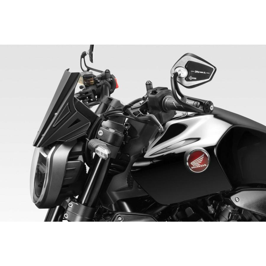 CB1000R 21- ウインドスクリーン アルミ製 ブラック DPM : モトパーツ