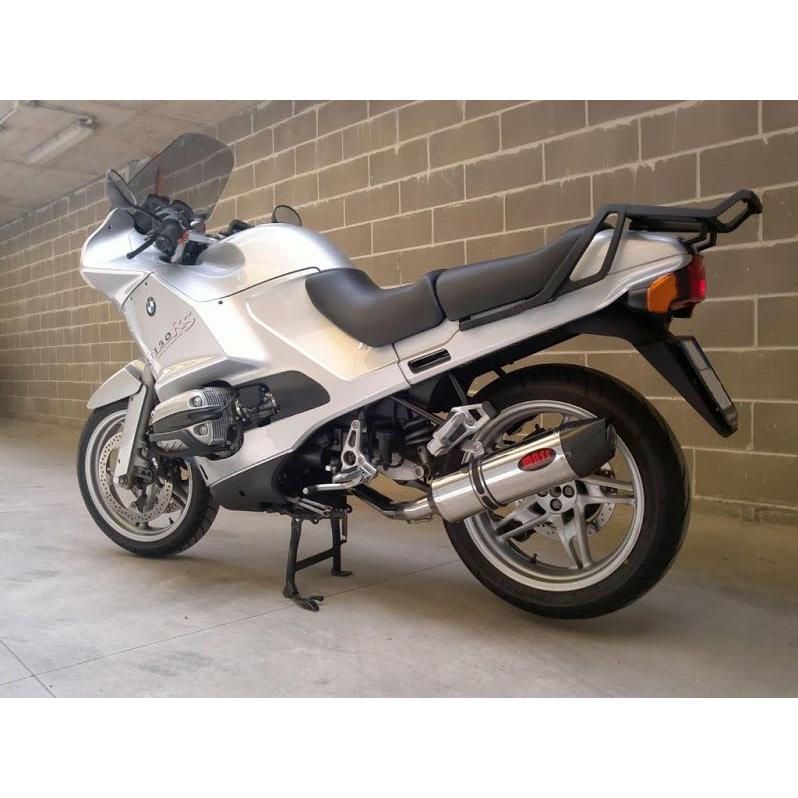 BMW R1150RS オーバルステンレス スリップオンマフラー カーボンチップ MASS Exhaust_1