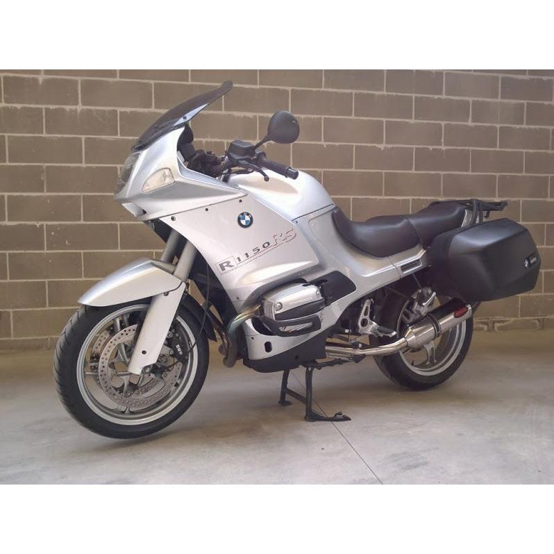 BMW R1150RS オーバルステンレス スリップオンマフラー カーボンチップ MASS Exhaust_2