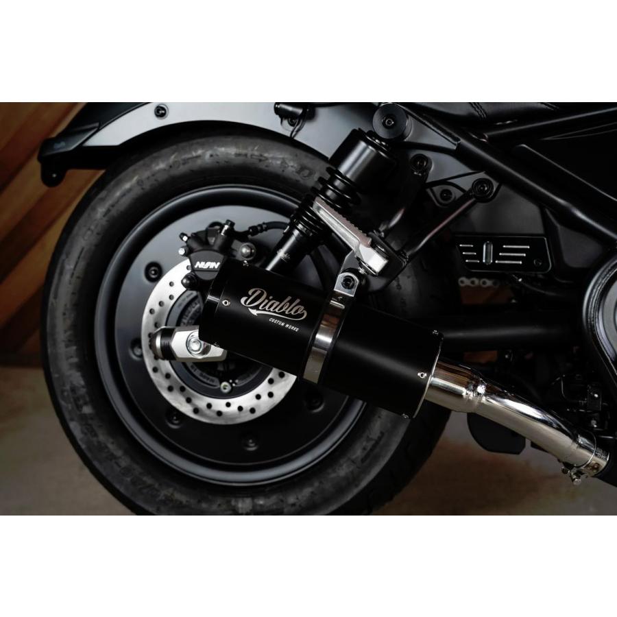 レブル250/300/500 スリップオンマフラー ディアブロカスタム K レブル250/300/500 スリップオンマフラー ディアブロカスタム K