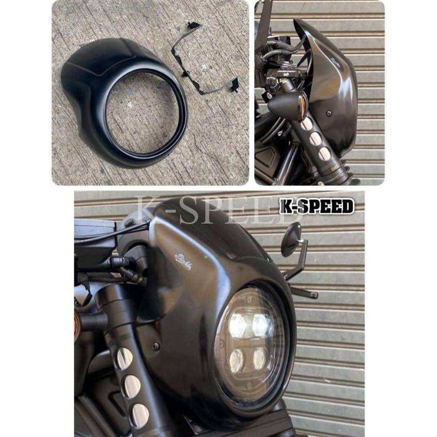 レブル250/500 2020- ヘッドライトカバー スクリーン バイザー K レブル250/500 2020- ヘッドライトカバー スクリーン バイザー K
