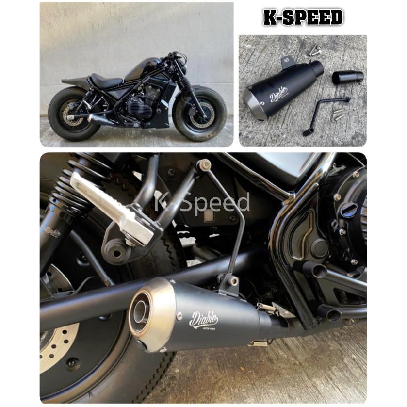 レブル500 -2020 スリップオンマフラー ディアブロカスタム K-SPEED