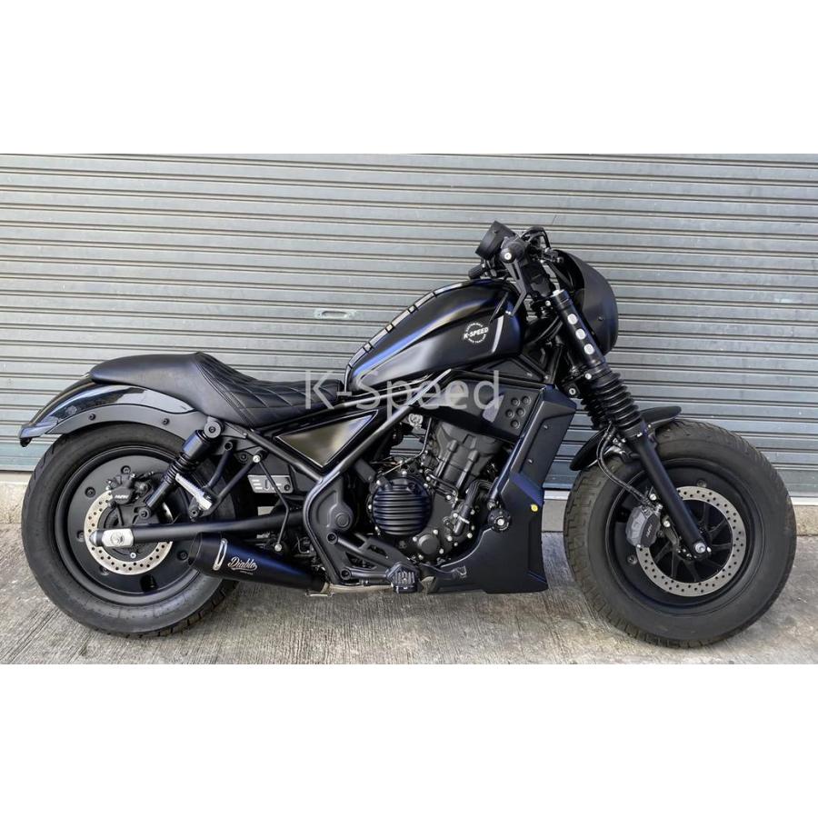 レブル250/300 フルエキゾーストマフラー ディアブロカスタム K レブル250/300 フルエキゾーストマフラー ディアブロカスタム K
