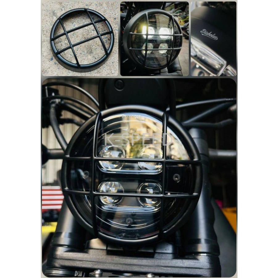 レブル250/500 20- ヘッドライトカバー グリル Diabolus ブラック K