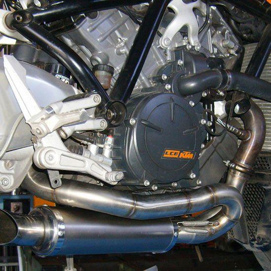 KTM 1190 RC8 R オーバルチタン 2in1 セミコンプリートマフラー