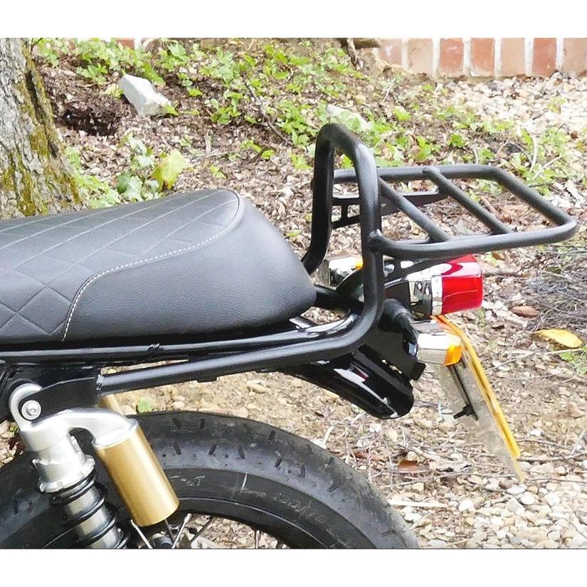  Enfield コンチネンタルGT650 INT650等リアキャリア インターセプター/コンチネンタルGT 650 リアキャリア クローム