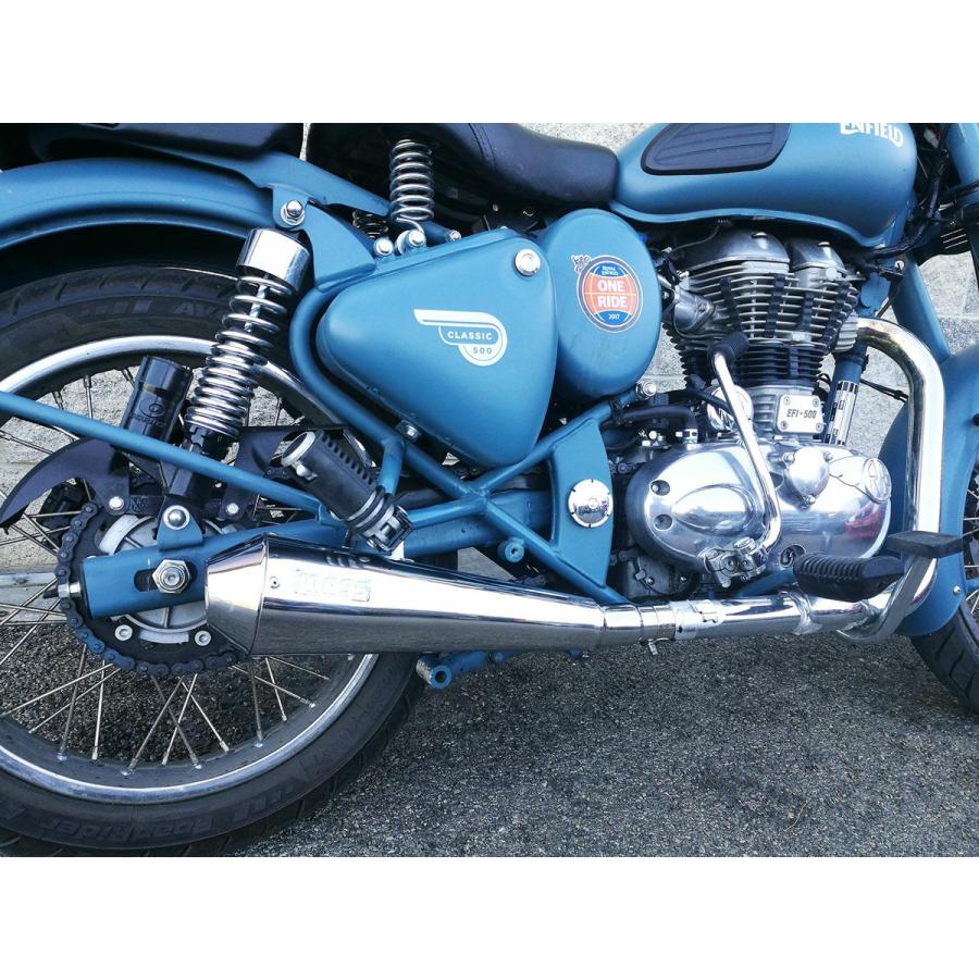 ロイヤルエンフィールド クラシック500 Trombレトロ ステンレス