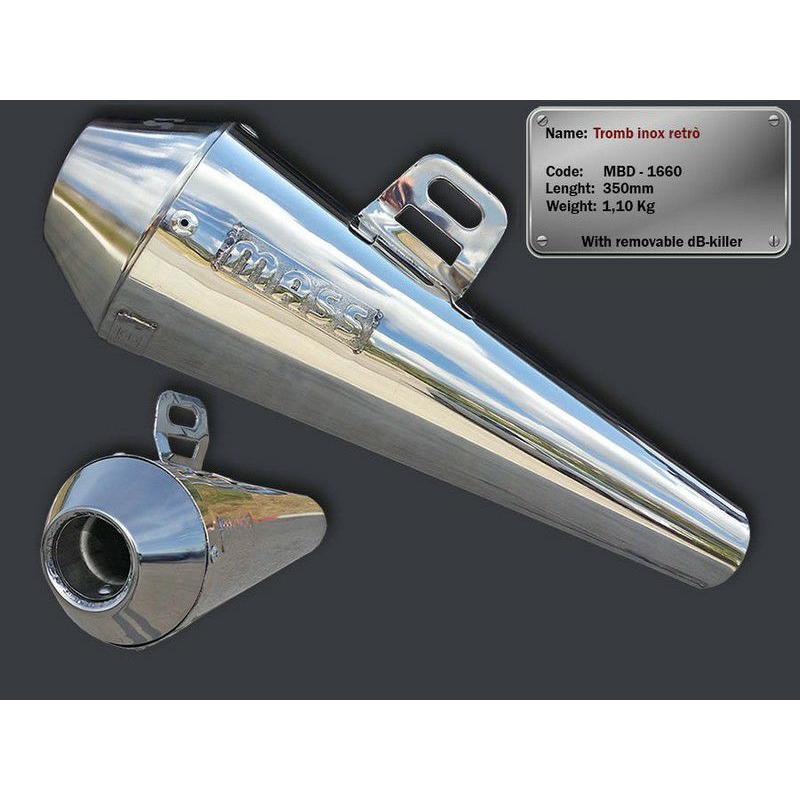 ロイヤルエンフィールド クラシック500 Trombレトロ ステンレス