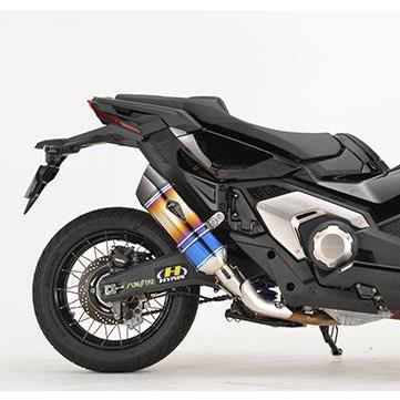 R's Gear アールズギア リアルスペック チタンドラッグブルー/カーボン スリップオン マフラー ホンダ X-ADV