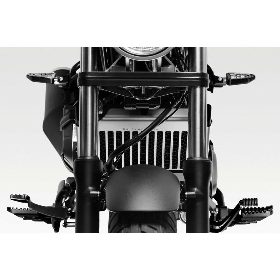 レブル,CL 250/500 ラジエーターガード シルバー DPM : モトパーツ