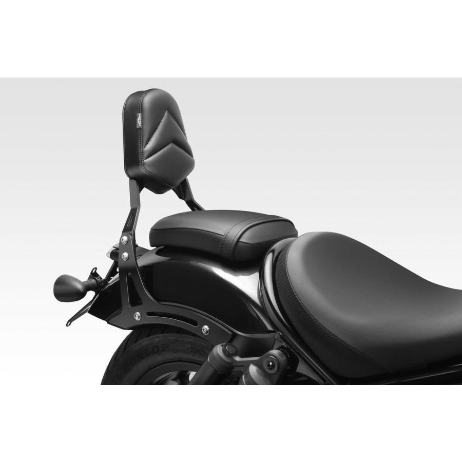 レブル1100 シーシーバー バックレスト ブラック DPM : モトパーツ 