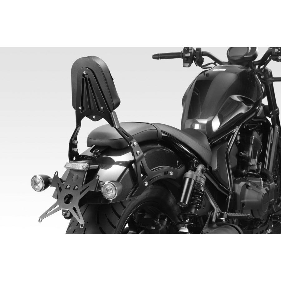 レブル1100 シーシーバー バックレスト ブラック DPM : モトパーツ