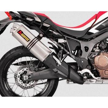 Akrapovic (アクラポヴィッチ) スリップオンマフラー・ECE標準尺度・チタン・アフリカツイン・16-17 マフラー-車、バイク、自転車