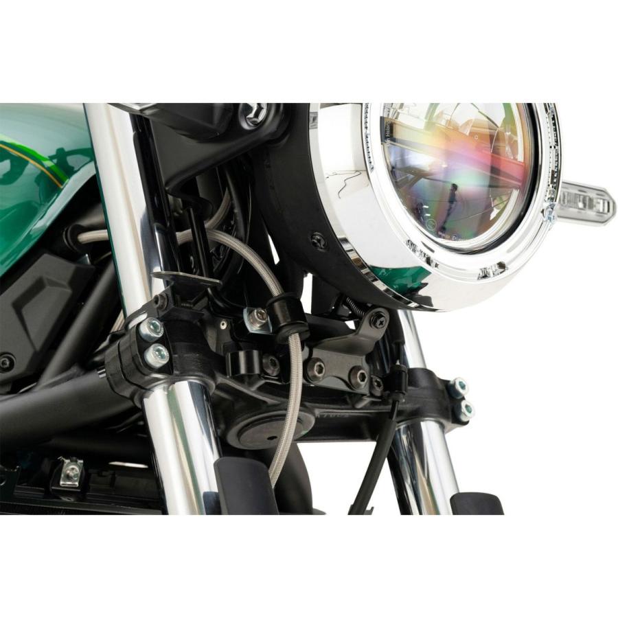 カワサキ Z650RS スウェッジラインプロ フロントブレーキホースキット (レッド/ブルー） PLOT