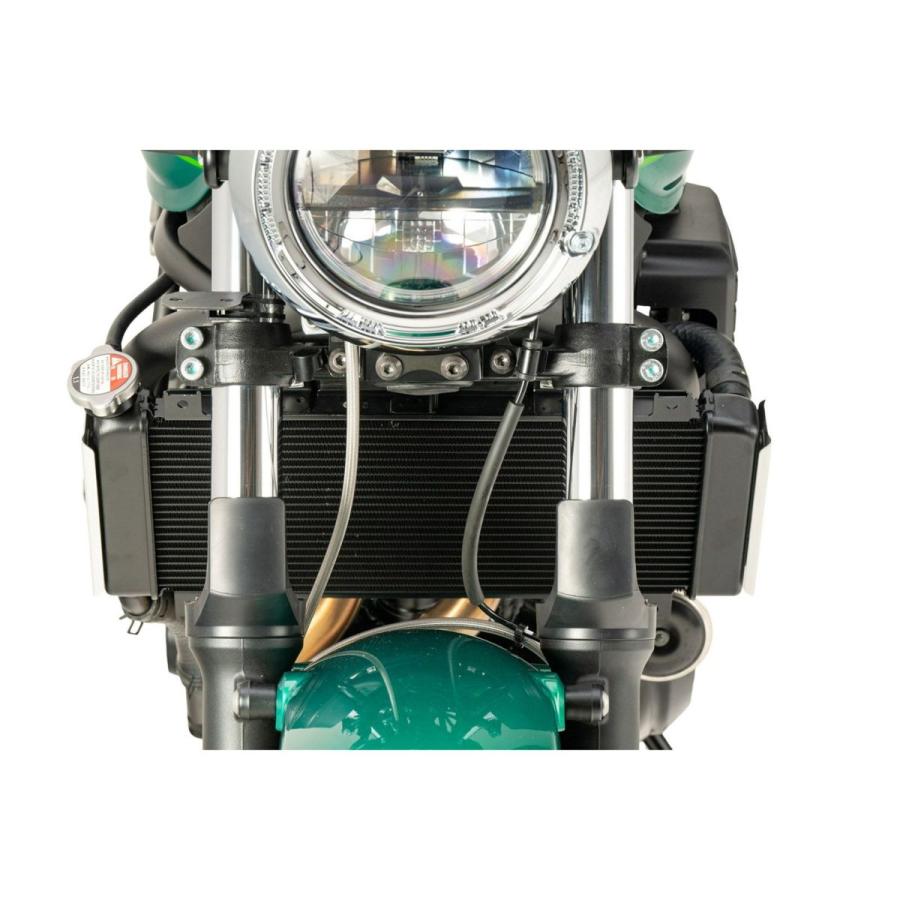 カワサキ Z650RS スウェッジラインプロ フロントブレーキホースキット (レッド/ブルー） PLOT