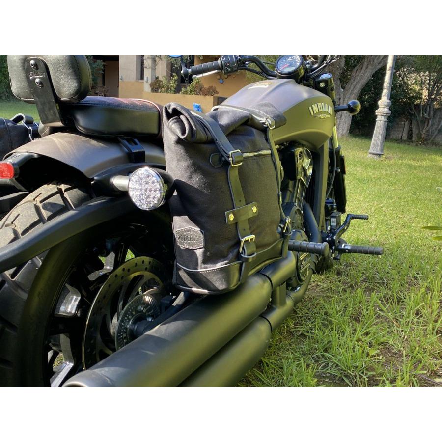 インディアン スカウトボバー/ローグ サドルバッグ ステー サテン