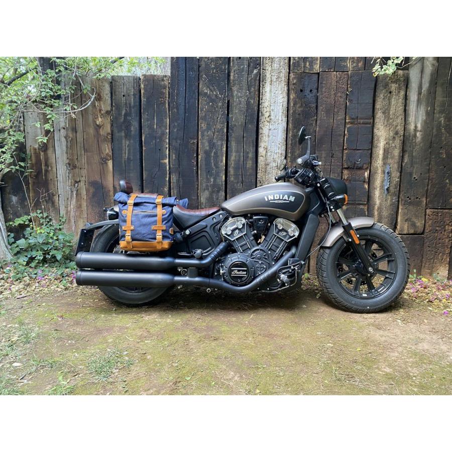 インディアン スカウトボバー/ローグ サドルバッグ ステー サテン