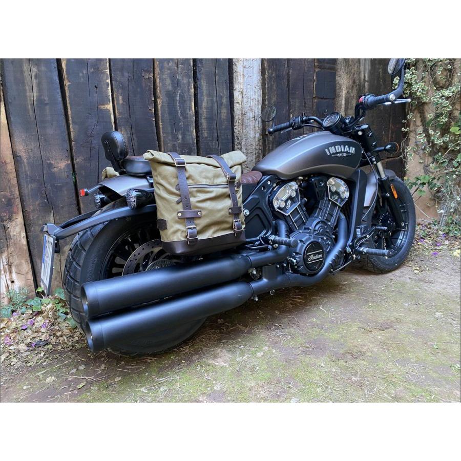 インディアン スカウトボバー/ローグ サドルバッグ ステー サテン
