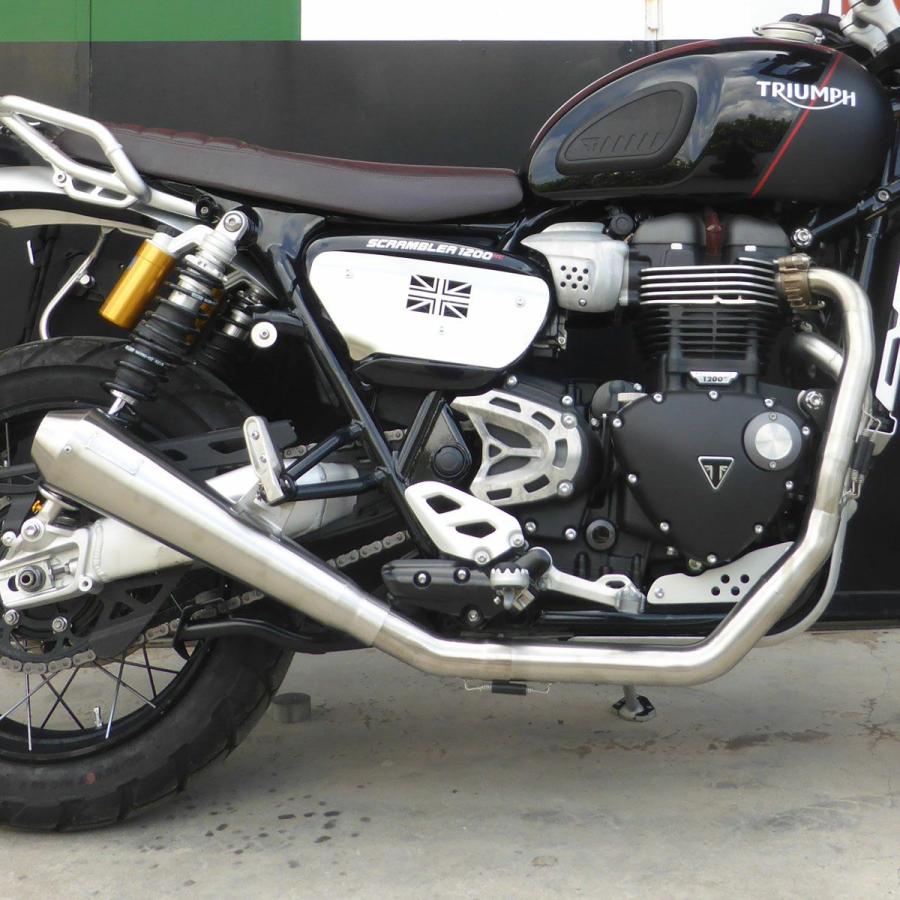 トライアンフ スクランブラー1200XC/XE ステンレス 2in1 Tromb トライアンフ スクランブラー1200XC/XE ステンレス 2in1 Tromb