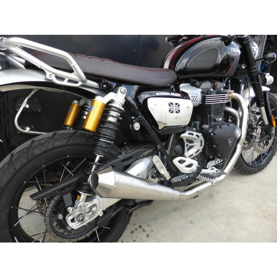 トライアンフ スクランブラー1200XC/XE ステンレス 2in1 Tromb トライアンフ スクランブラー1200XC/XE ステンレス 2in1 Tromb