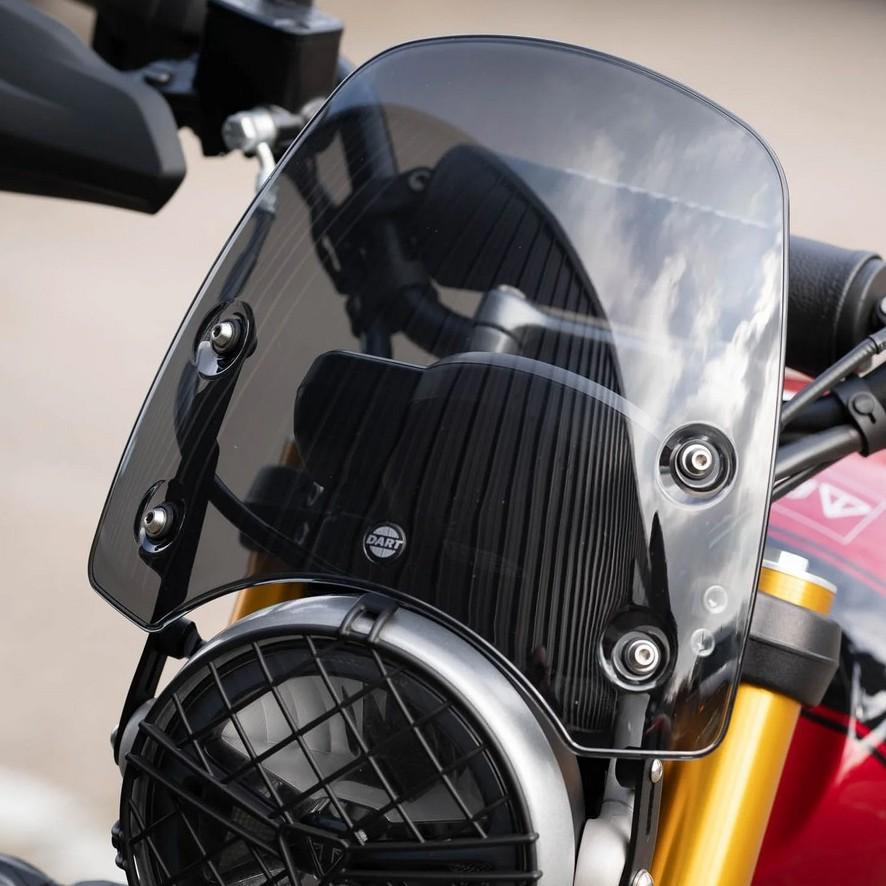 トライアンフ　スクランブラー400x スクリーン(ブラック) DART トライアンフ スクランブラー400X ピラニアS3 ブラック DART FLYSCREEN