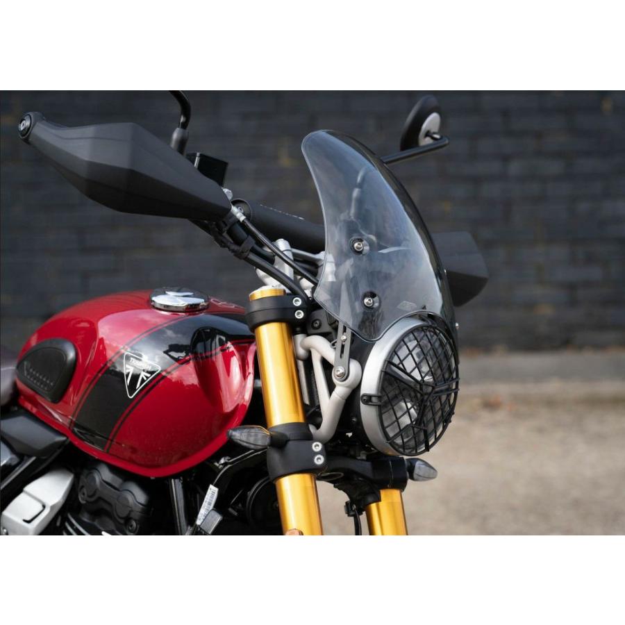 トライアンフ スクランブラー400X マーリンS3 ダークスモーク DART FLYSCREEN
